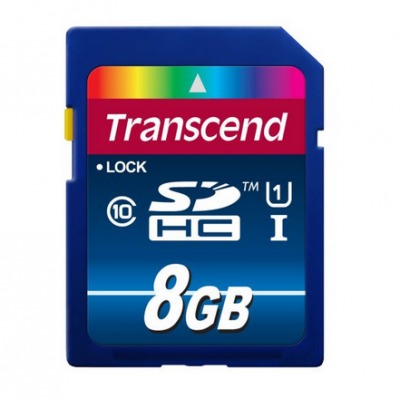 Карта памяти 8GB Transcend SDHC Class 10 300x UHS-I (TS8GSDU1)