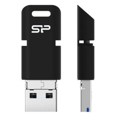 Флеш-накопитель 64GB Silicon Power Mobile C50 3-in-1 (USB Type A/USB Type C/micro USB) (SP064GBUC3C50V1K)