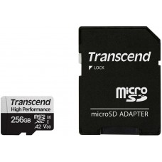 Карта памяти MicroSD 256GB Transcend 330S A2 V30 UHS-I U3 (TS256GUSD330S)