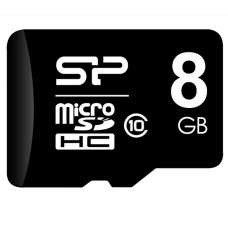 Карта памяти MicroSD 8GB Silicon Power Class 10 (SP008GBSTH010V10)