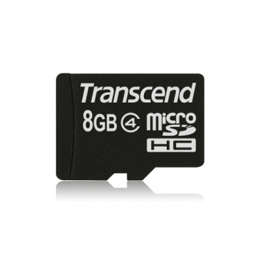 Карта памяти 8GB Transcend MicroSDHC Class 4 (TS8GUSDC4)