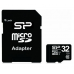 Карта памяти 32GB Silicon Power MicroSDHC Class 10 UHS-I + SD адаптер (SP032GBSTH010V10-SP)
