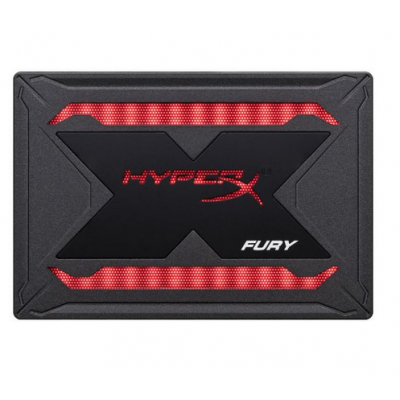 Твердотельный диск 480GB Kingston HyperX Fury RGB, 2.5, SATA III (SHFR200/480G)