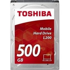 Внутренний жесткий диск HDD 500GB Toshiba L200, 2.5", SATA III (HDWJ105UZSVA)