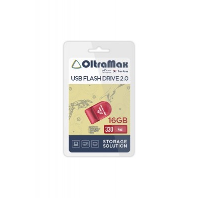 Флеш-накопитель 16GB OltraMax 330 красный (OM-16GB-330-Red)