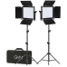 Комплект осветителей (2 шт.) GVM 800D-RGB