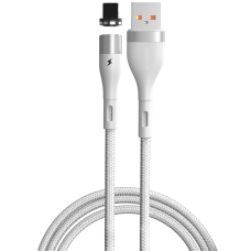 Кабель Baseus Zinc Magnetic USB - Lightning 2.4A 1м Белый