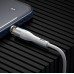 Кабель Baseus Zinc Magnetic USB - Micro USB+Lightning+Type-C 3A 1м Белый
