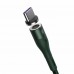 Кабель Baseus Zinc Magnetic USB - Type-C 5A 1м Зеленый