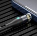 Кабель Baseus Zinc Magnetic USB - Type-C 3A 1м Серый+Черный