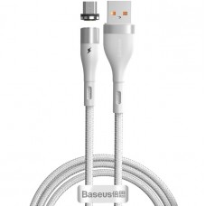 Кабель Baseus Zinc Magnetic USB - Micro USB 2.1A 1м Белый
