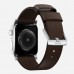 Ремешок Nomad Active Strap Pro для Apple Watch 42/44мм Коричневый с серебряной фурнитурой