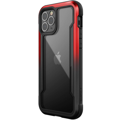 Чехол Raptic Shield для iPhone 12 Pro Max Чёрный/Красный градиент