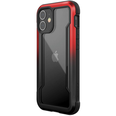 Чехол Raptic Shield для iPhone 12 mini Чёрный/Красный градиент