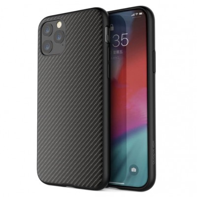 Чехол X-Doria Dash Air для iPhone 11 Pro Max Чёрный карбон