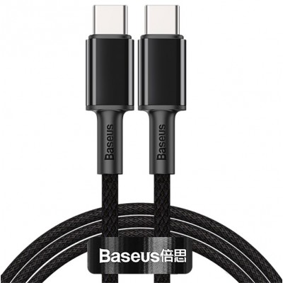 Кабель Baseus High Density Braided Type-C 100W 2м Чёрный