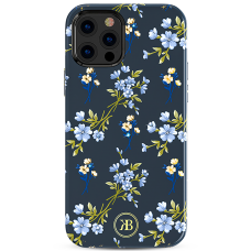 Чехол Kingxbar Blossom для iPhone 12/12 Pro Синий