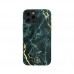 Чехол Kingxbar Marble для iPhone 12 Pro Max Чёрный