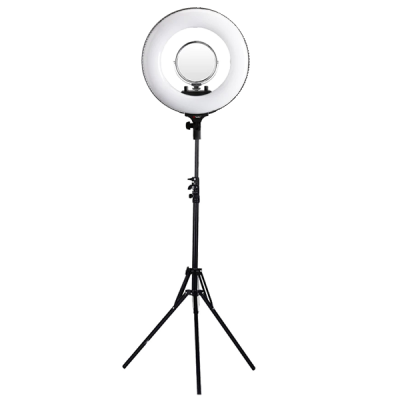 Осветитель кольцевой Tolifo R-60B (3000-5600К) Чёрный