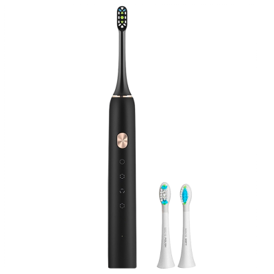 Электрическая зубная щетка Xiaomi Soocas Weeks X3U NEW2 (2 насадки + 1 щеточка для лица) Чёрная