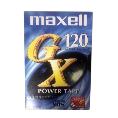 Видеокассета VHS Maxell T-120 GX