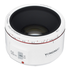 Объектив YongNuo YN50mm F1.8 II для Canon Белый