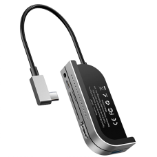 Хаб Baseus Bend Angle No.7 Multifunctional (USB + HDMI + SD/TF + mini Jack)