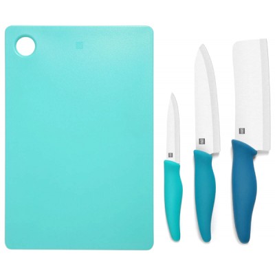 Керамические ножи Xiaomi HuoHou с разделочной доской