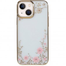 Чехол Kingxbar Flora для iPhone 13 Pro Max Розовое золото