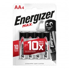 Элемент питания Energizer Max LR6/E91/AA BL4