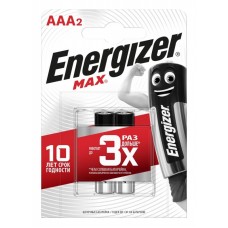 Элемент питания Energizer Max LR03/AAA BL2