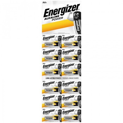 Элемент питания Energizer Power LR6/E91/AA 12BL отрывной набор