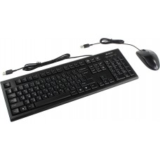 Комплект игровая мышь + клавиатура A4Tech KR-8520D Black