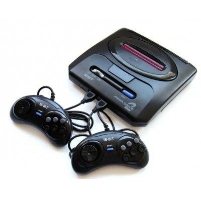 Игровая приставка Sega Mega Drive 2 Black + 38 игр