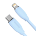 Кабель Baseus Jelly Liquid Type-C - Lightning 20W 2м Синий