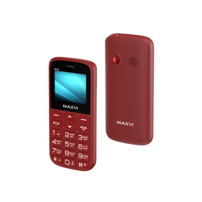 Сотовый телефон Maxvi B100 Wine Red
