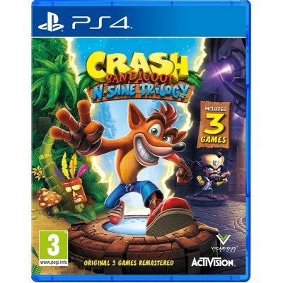 Игра Crash Bandicoot N. Sane Trilogy [PS4, английская версия]