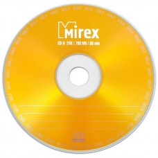 Диск CD-R Mirex Gold 700 Mb, 24x, Slim Case, 5 шт