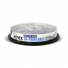 Диск DVD-R Mirex 3D-Printable 4.7 Gb, 16x, 10 шт