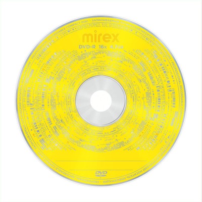 Диск DVD-R Mirex 4.7 Gb, 16x, термоупаковка, 100 шт