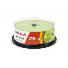 Диск DVD-RW Mirex 4.7 Gb, 4x, Cake Box, 25 шт