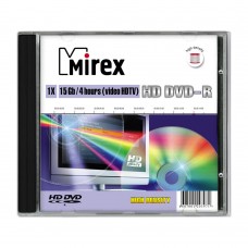 Диск HD DVD-R Mirex 15 Gb, 1x, Jewel Case, 1 шт