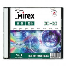 Диск BD-RE Mirex Blu-Ray 25 Gb, 2x, Slim Case, 1 шт