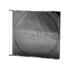 Футляр для CD/DVD дисков, Slim Case, черный