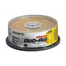 Диск Sony DVD+RW 4.7 Gb, 4x, Cake Box, 25 шт