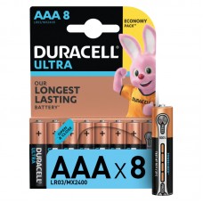 Элемент питания Duracell Ultra AAA (R03/LR03/FR03) BL8