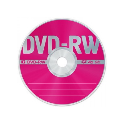 Диск DVD-RW Data Standard 4.7 Gb, 4x, термоупаковка, 50 шт