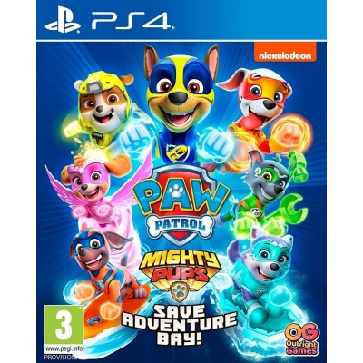 Игра Paw Patrol: Mighty Pups Save Adventure Bay (R-2) [PS4, русская версия]