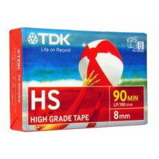 Видеокассета TDK HS-90 8mm PAL/SECAM