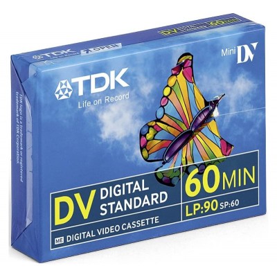 Видеокассета TDK Mini DV-60